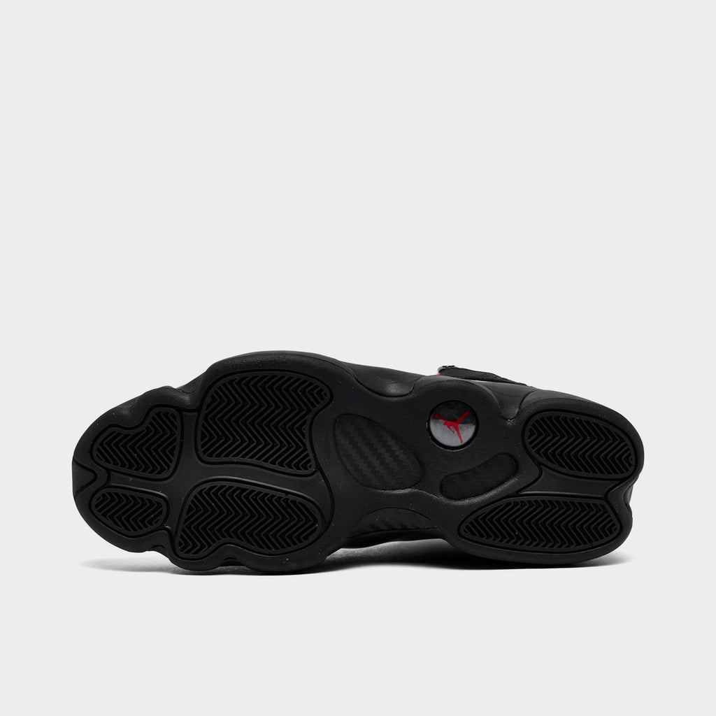 Men's Air Jordan 6 Rings Basketball Shoes - Black/Anthracite/Fire Red - view 6