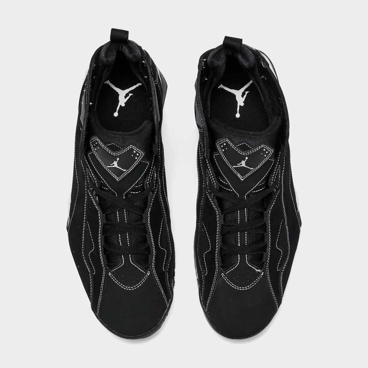 Men's Jordan True Flight Basketball Shoes - Black/Metallic Silver/Light Graphite - view 5