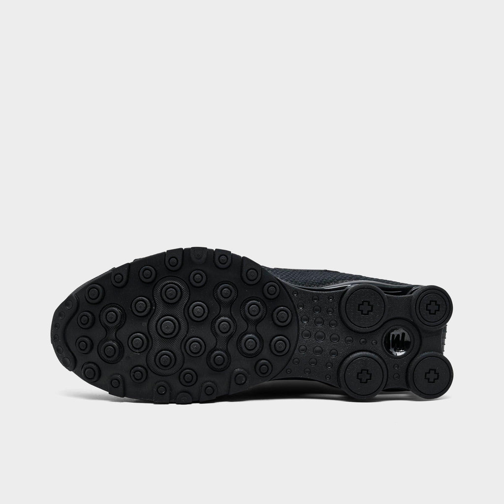Men's Nike Shox NZ Casual Shoes - Black/Black/Black - view 6