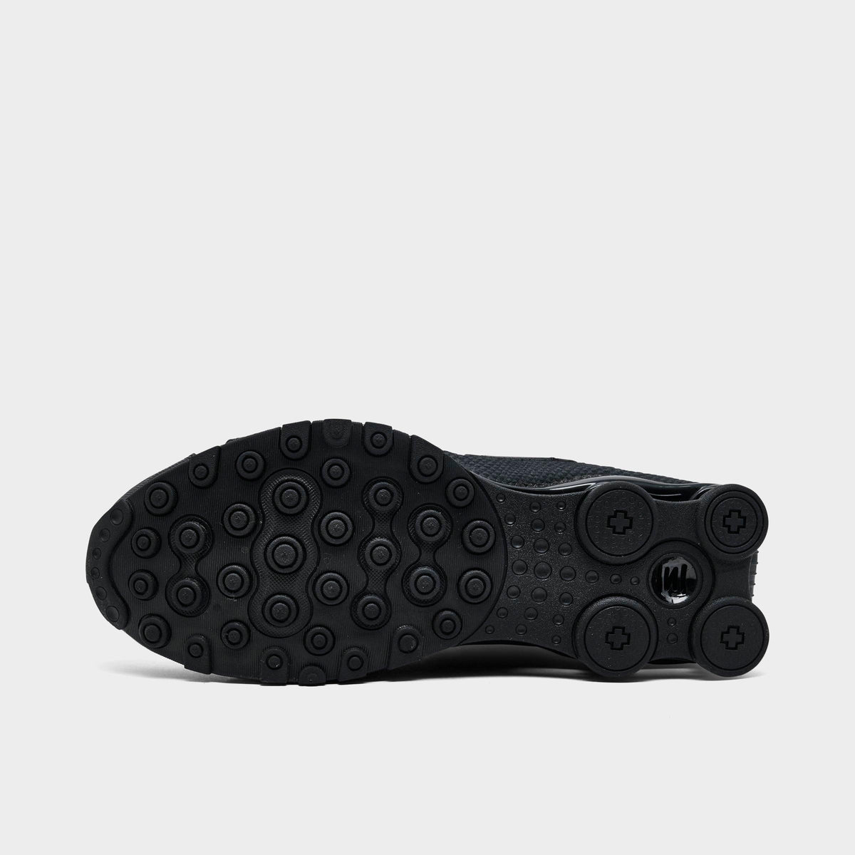 Men's Nike Shox NZ Casual Shoes - Black/Black/Black - view 6