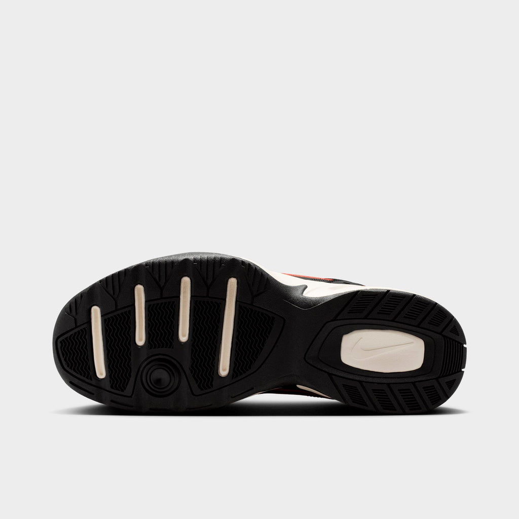 Men's Nike Air Monarch IV Casual Shoes - Dark Smoke Grey/Picante Red/Pale Ivory/Black - view 6