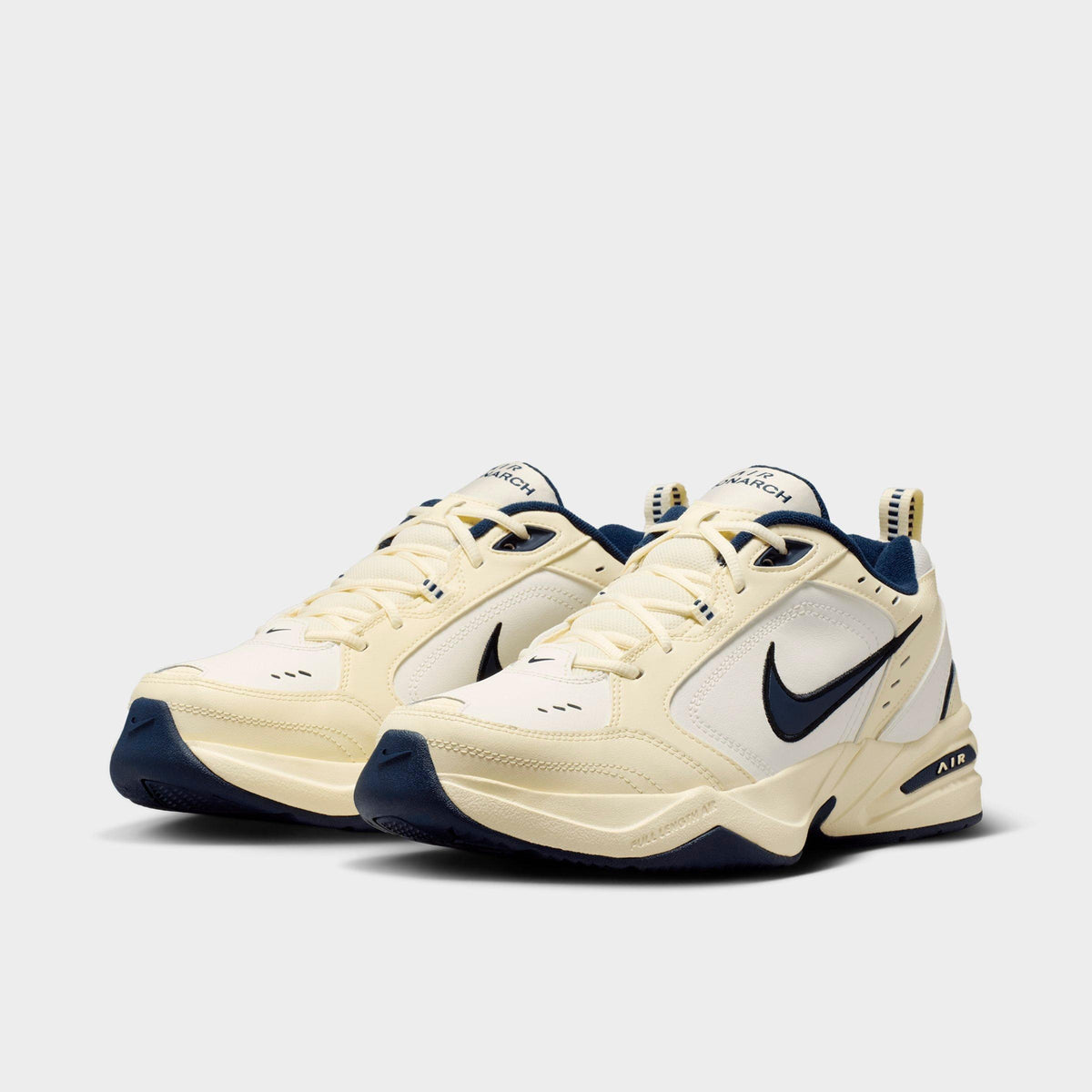 Men's Nike Air Monarch IV Casual Shoes - Coconut Milk/Sail/Black/Obsidian - view 2