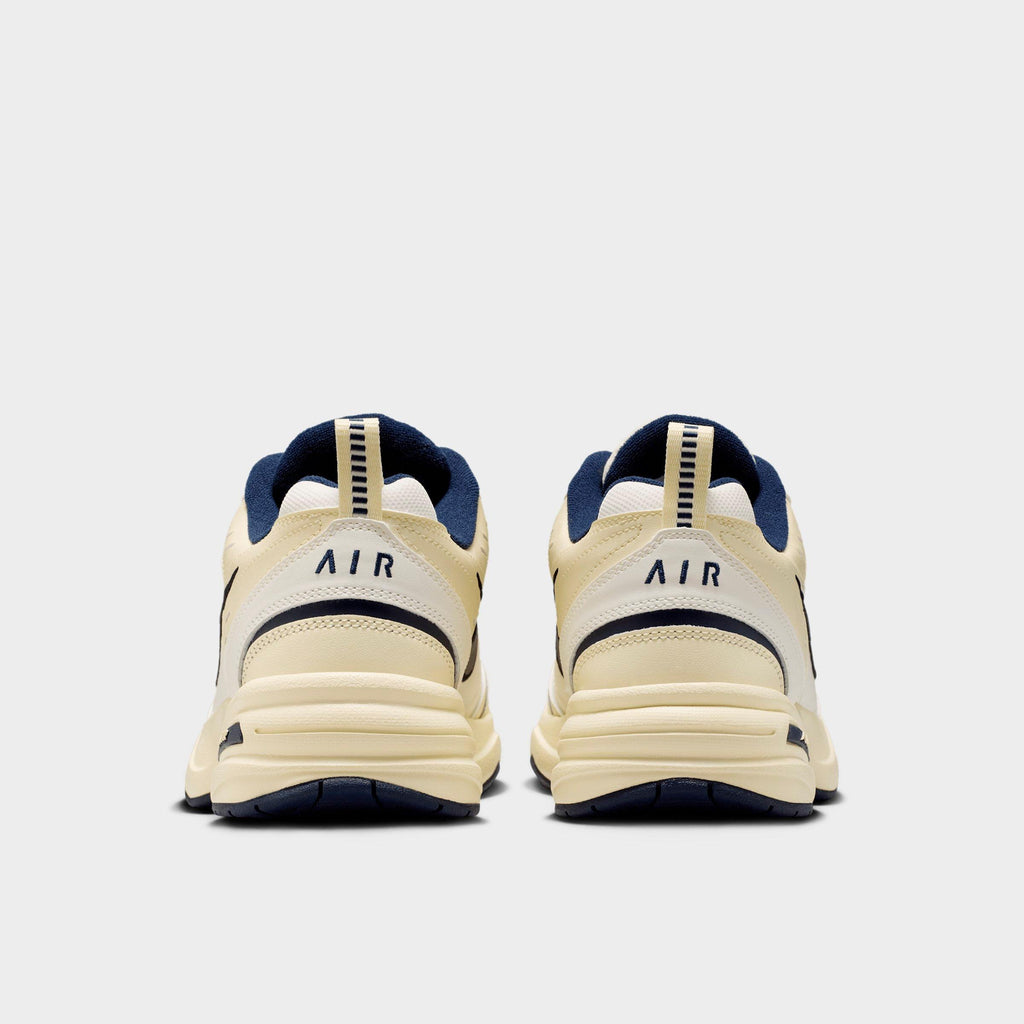 Men's Nike Air Monarch IV Casual Shoes - Coconut Milk/Sail/Black/Obsidian - view 4