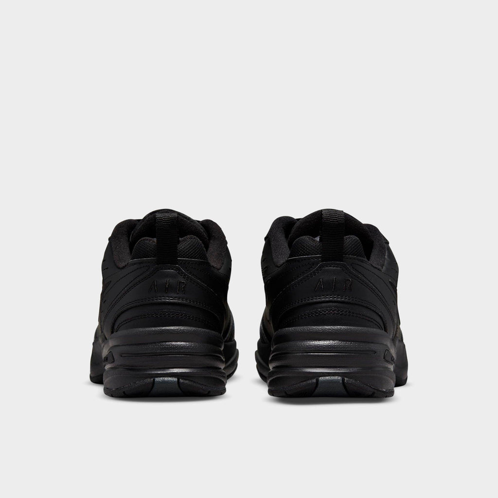 Men's Nike Air Monarch IV Casual Shoes (Wide Width 4E) - Black/Black - view 4