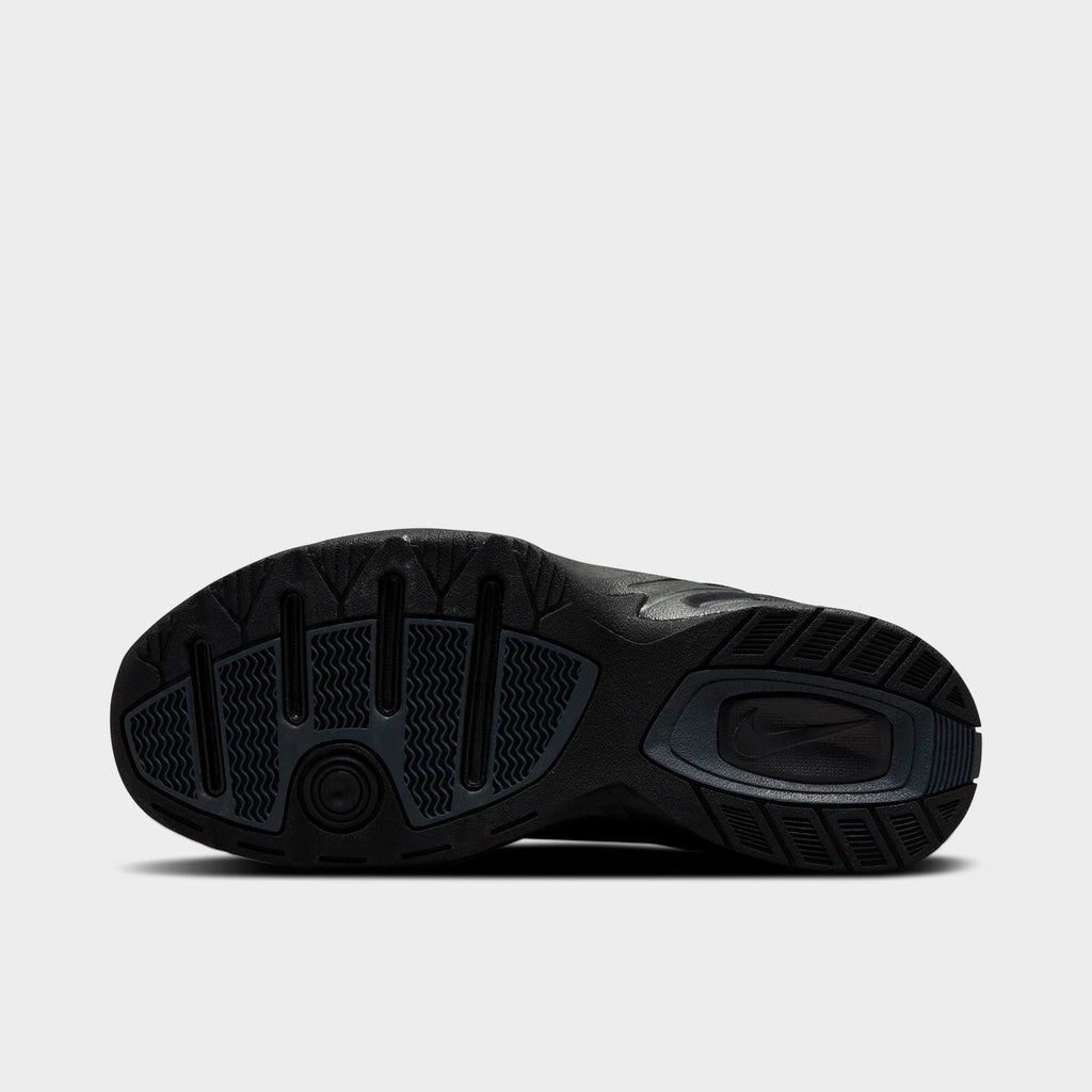 Men's Nike Air Monarch IV Casual Shoes (Wide Width 4E) - Black/Black - view 6