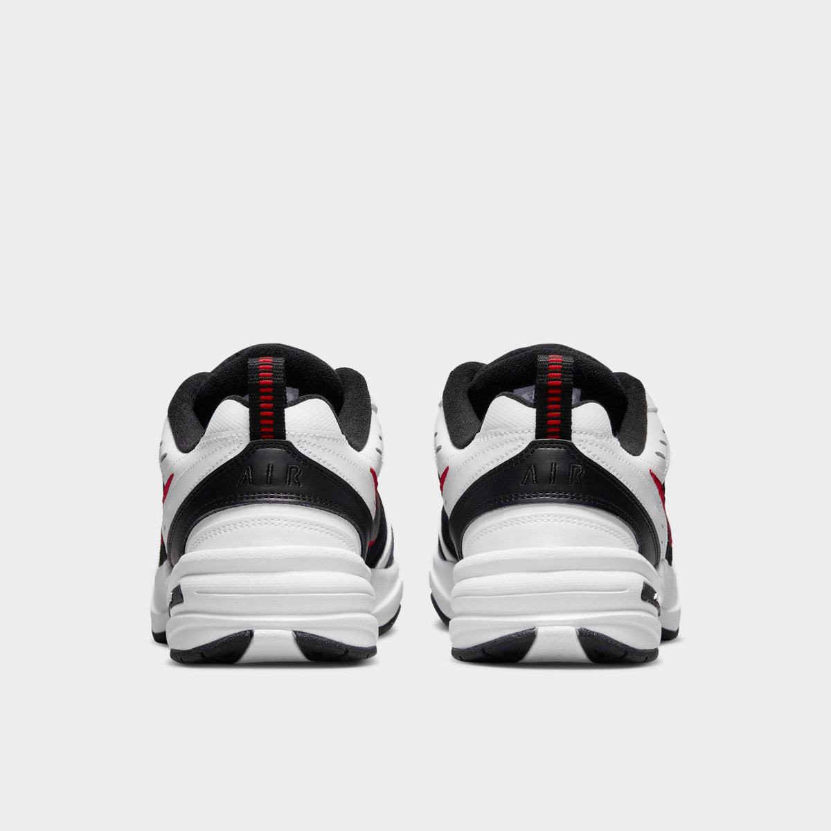 Men's Nike Air Monarch IV Casual Shoes (Wide Width 4E) - White/Black/Varsity Red - view 4