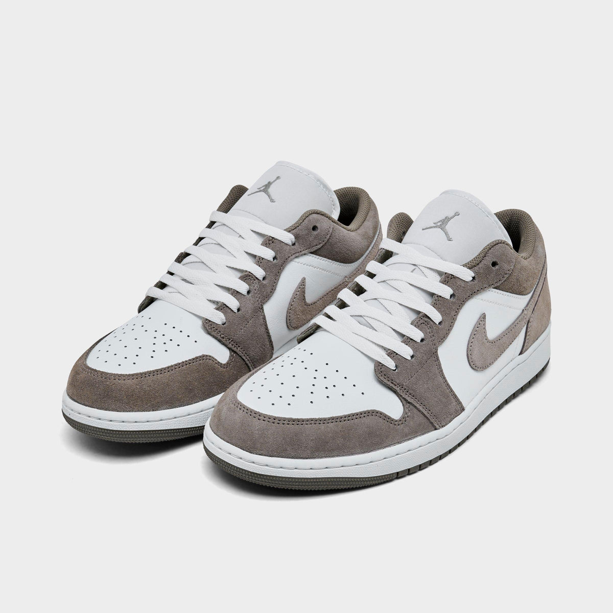 Men's Air Jordan Retro 1 Low Casual Shoes - Olive Grey/Summit White/Pale Ivory/Enigma Stone - view 2
