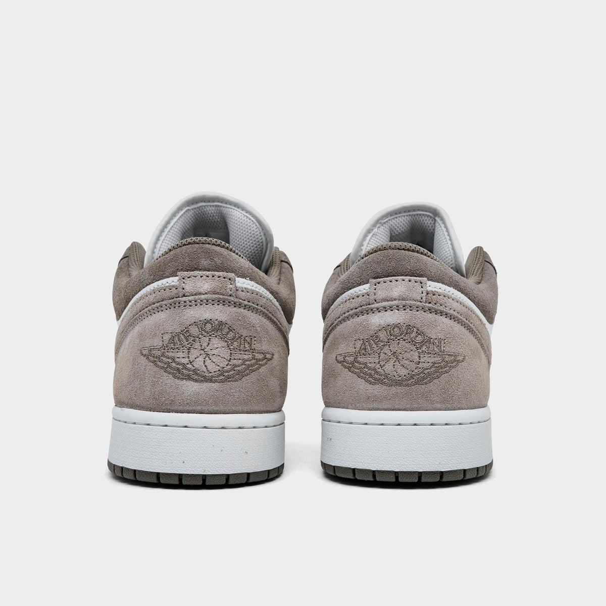 Men's Air Jordan Retro 1 Low Casual Shoes - Olive Grey/Summit White/Pale Ivory/Enigma Stone - view 4