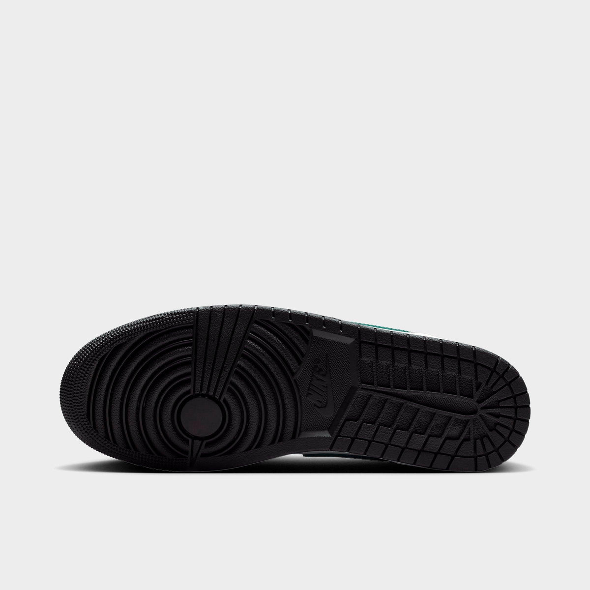 Men's Air Jordan Retro 1 Low Casual Shoes - Black/Gorge Green/Summit White - view 6