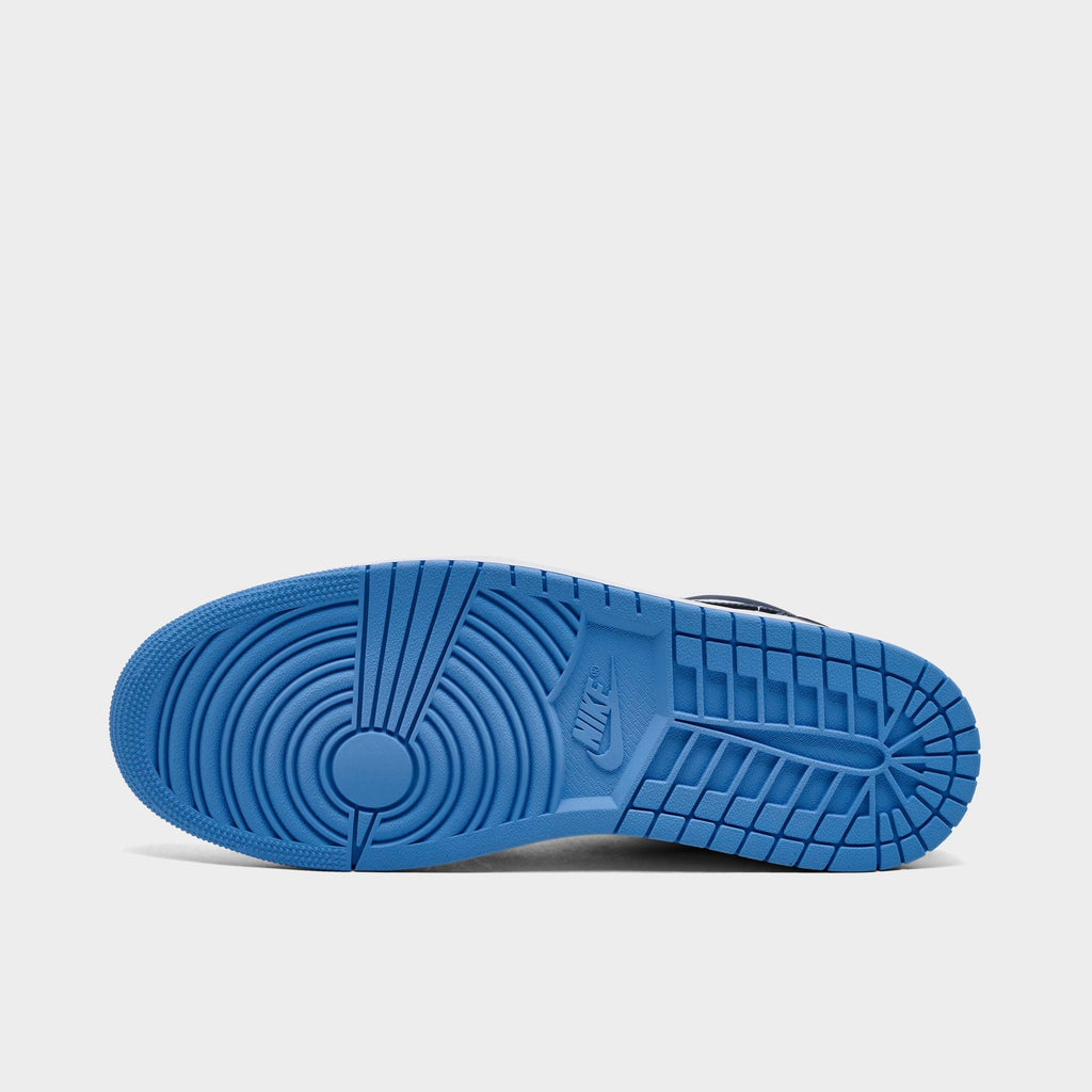 Men's Air Jordan Retro 1 Low Casual Shoes - Midnight Navy/University Blue - view 6