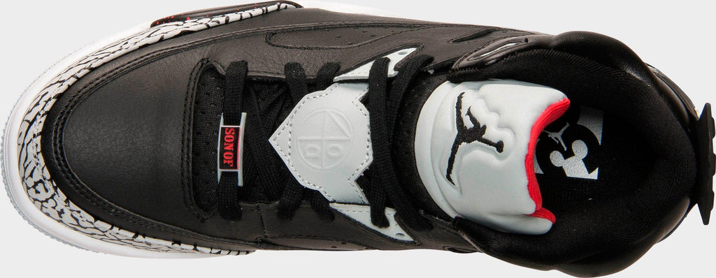 Men's Air Jordan Son of Mars Low Casual Shoes - Black/University Red/Grey Mist - view 7