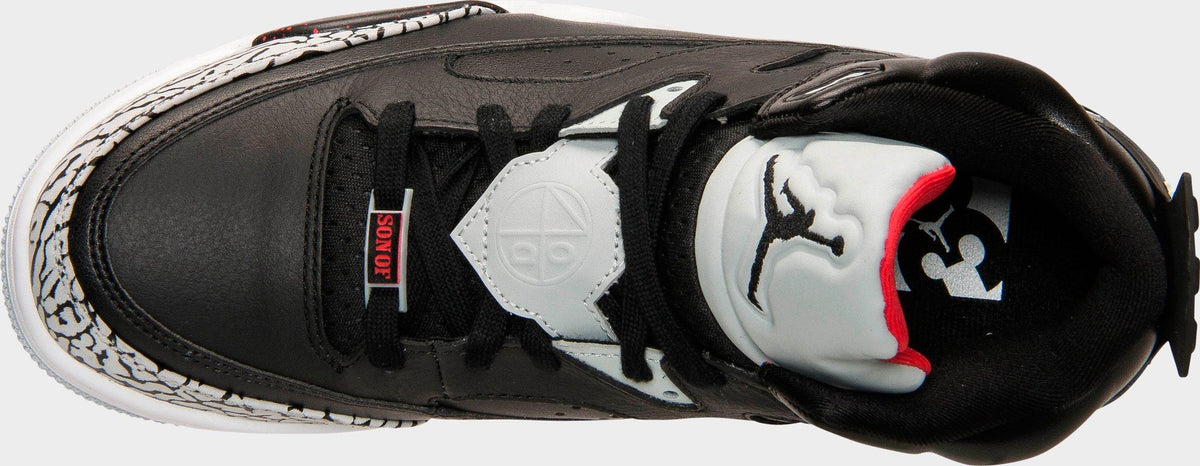 Men's Air Jordan Son of Mars Low Casual Shoes - Black/University Red/Grey Mist - view 7
