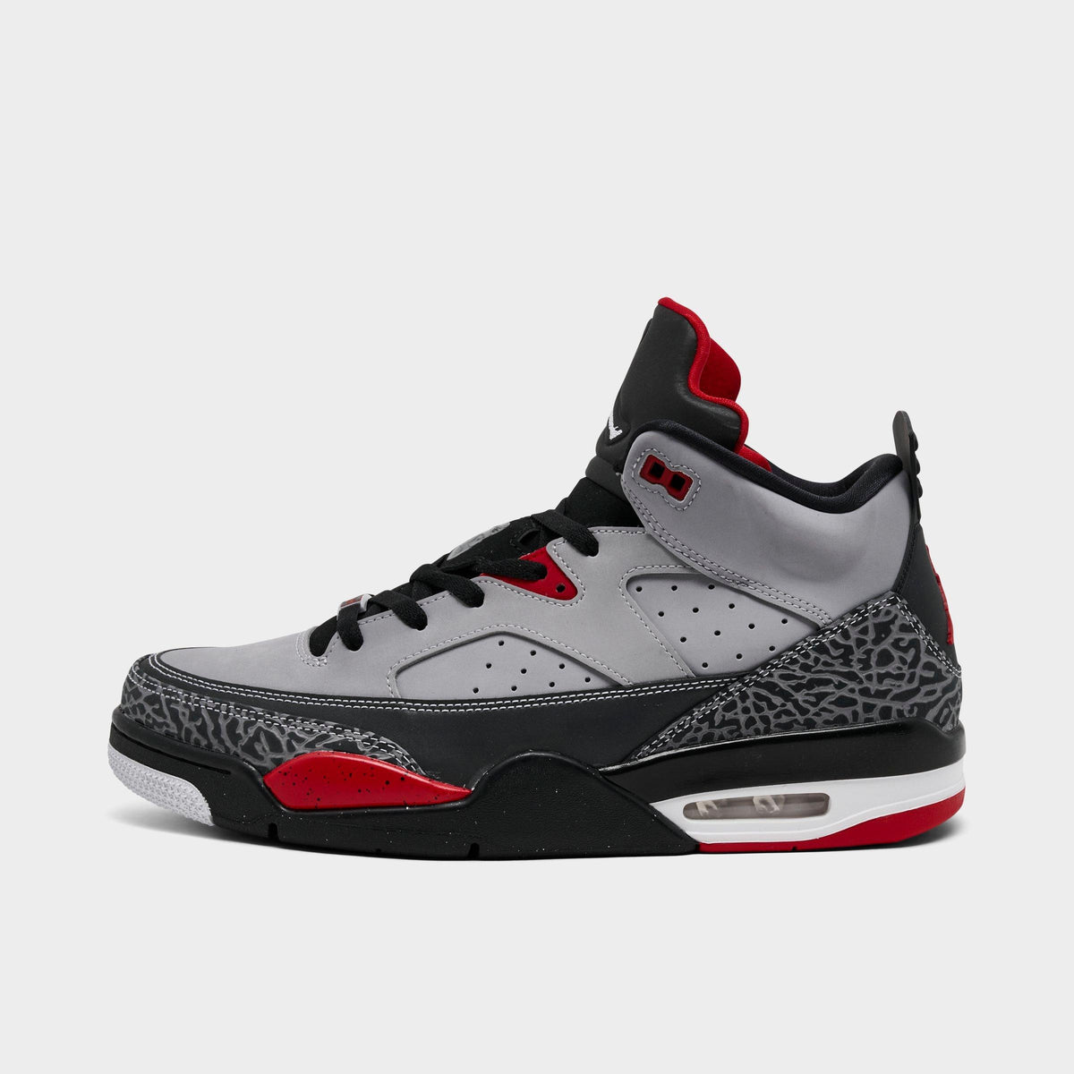 Men's Air Jordan Son of Mars Low Casual Shoes - Cement Grey/Black/Fire Red/White