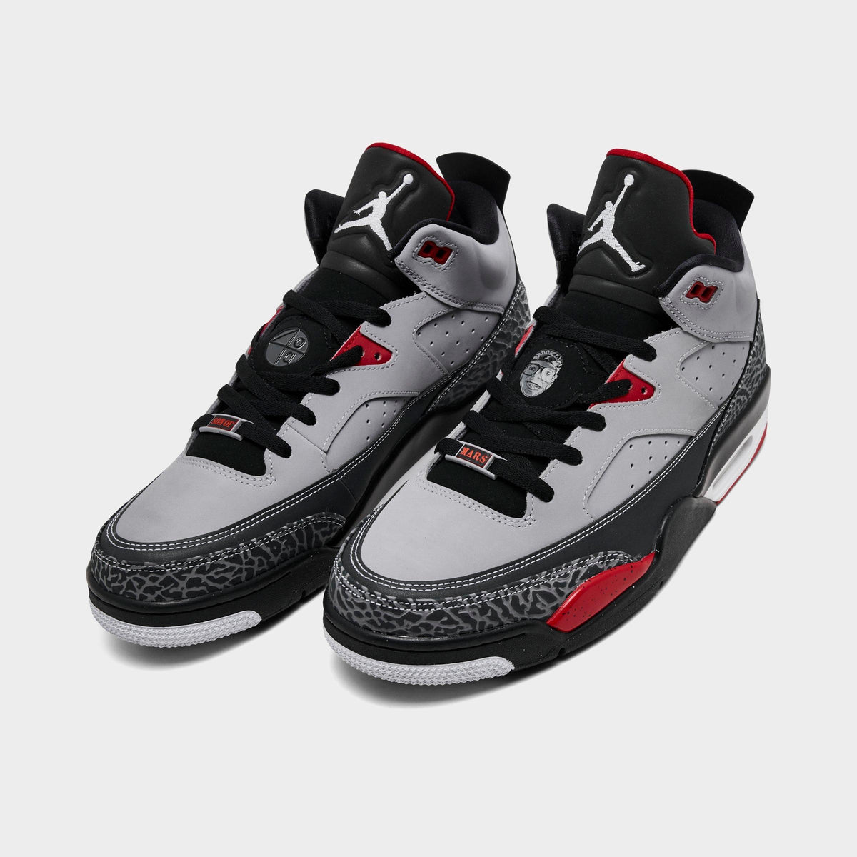 Men's Air Jordan Son of Mars Low Casual Shoes - Cement Grey/Black/Fire Red/White - view 2