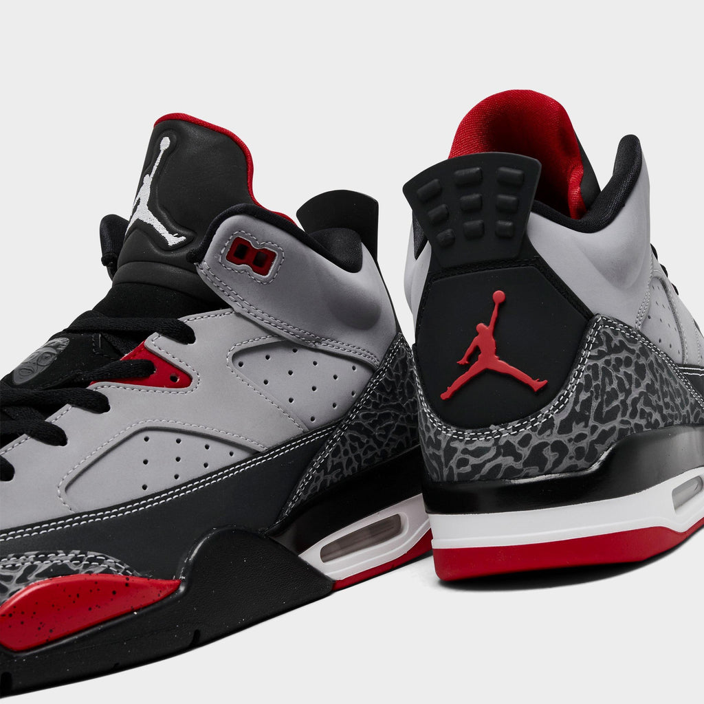 Men's Air Jordan Son of Mars Low Casual Shoes - Cement Grey/Black/Fire Red/White - view 3