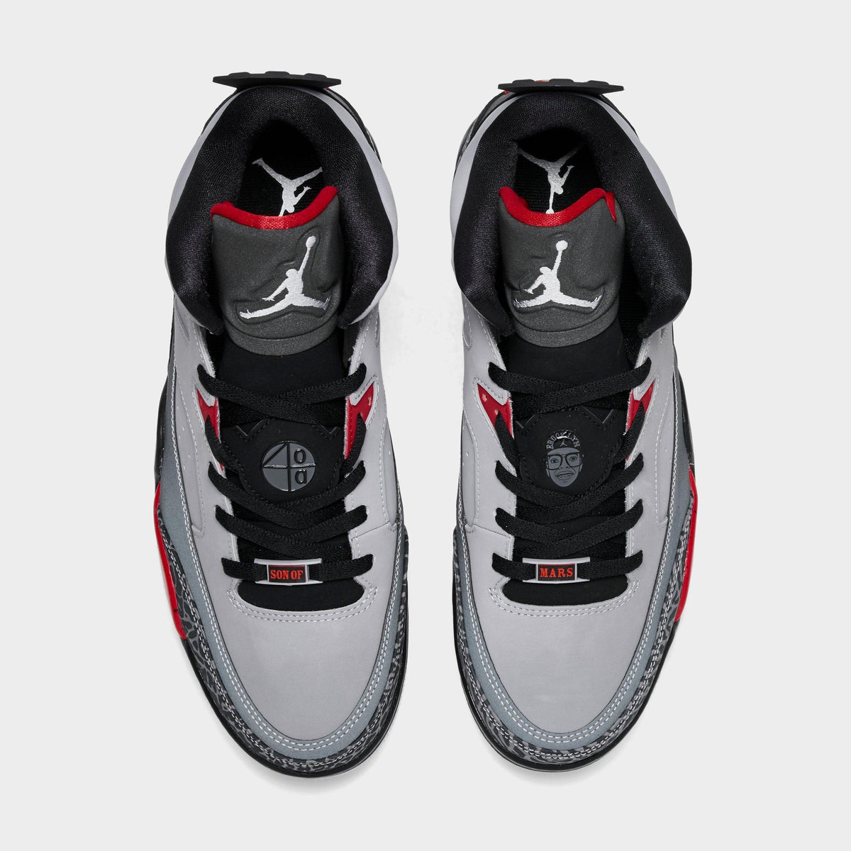Men's Air Jordan Son of Mars Low Casual Shoes - Cement Grey/Black/Fire Red/White - view 5