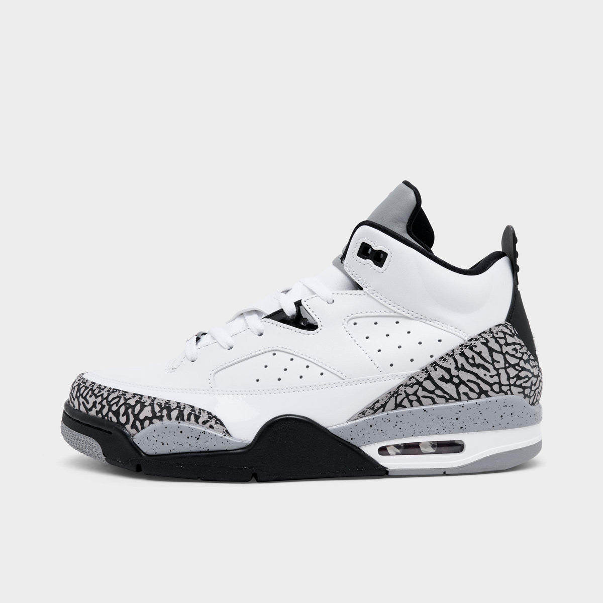 Men's Air Jordan Son of Mars Low Casual Shoes - White/Black/Cement Grey/Gym Red