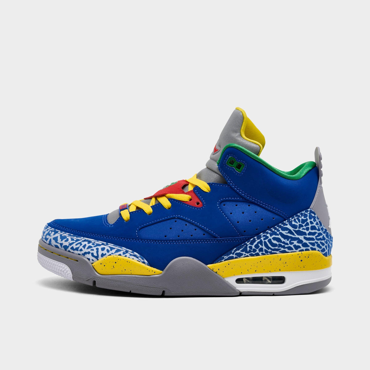 Men's Air Jordan Son of Mars Low Casual Shoes - Game Royal/Tour Yellow/Cement Grey/White