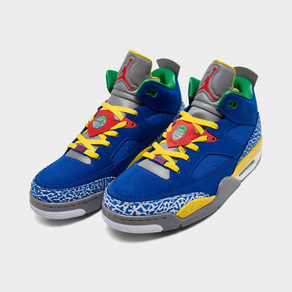 Men's Air Jordan Son of Mars Low Casual Shoes - Game Royal/Tour Yellow/Cement Grey/White - view 2