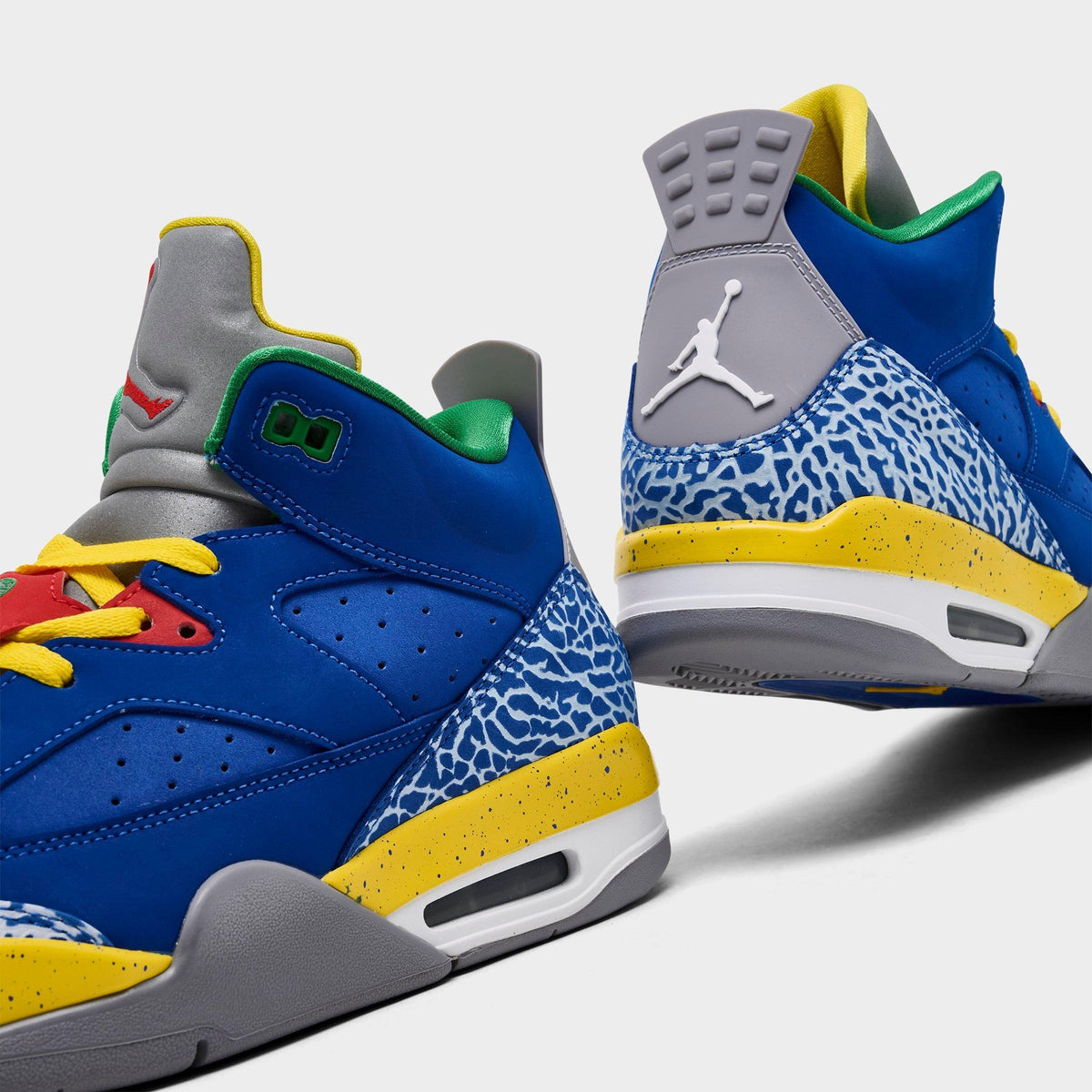Men's Air Jordan Son of Mars Low Casual Shoes - Game Royal/Tour Yellow/Cement Grey/White - view 3