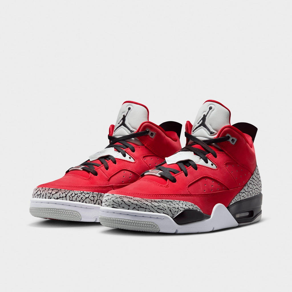 Men's Air Jordan Son of Mars Low Casual Shoes - Fire Red/Grey Mist/White/Black - view 2