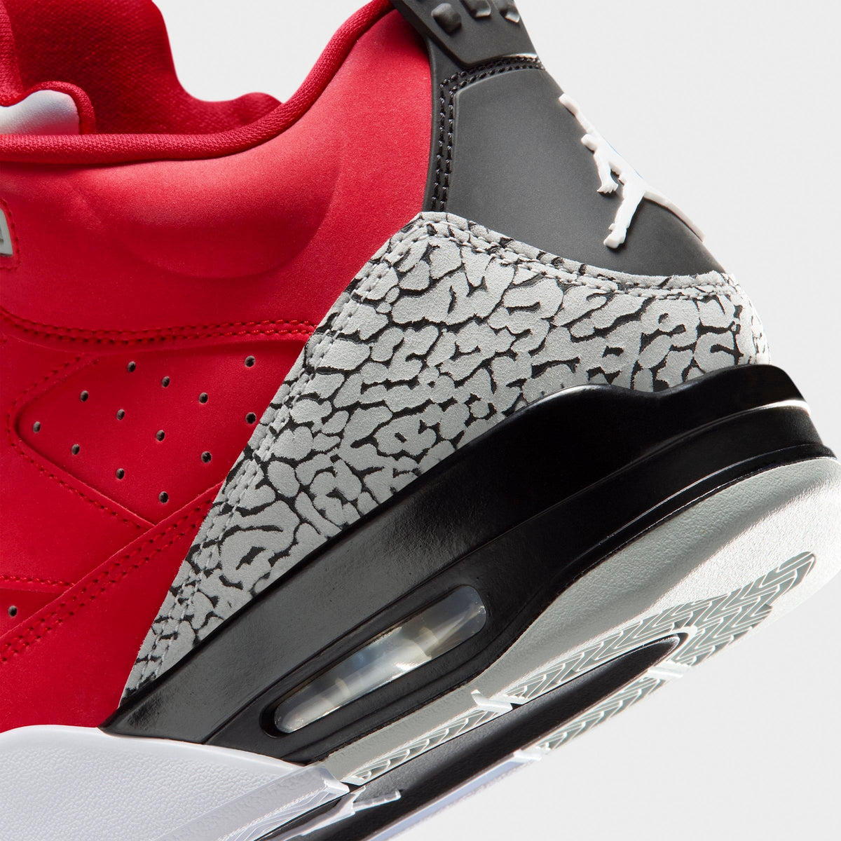 Men's Air Jordan Son of Mars Low Casual Shoes - Fire Red/Grey Mist/White/Black - view 3