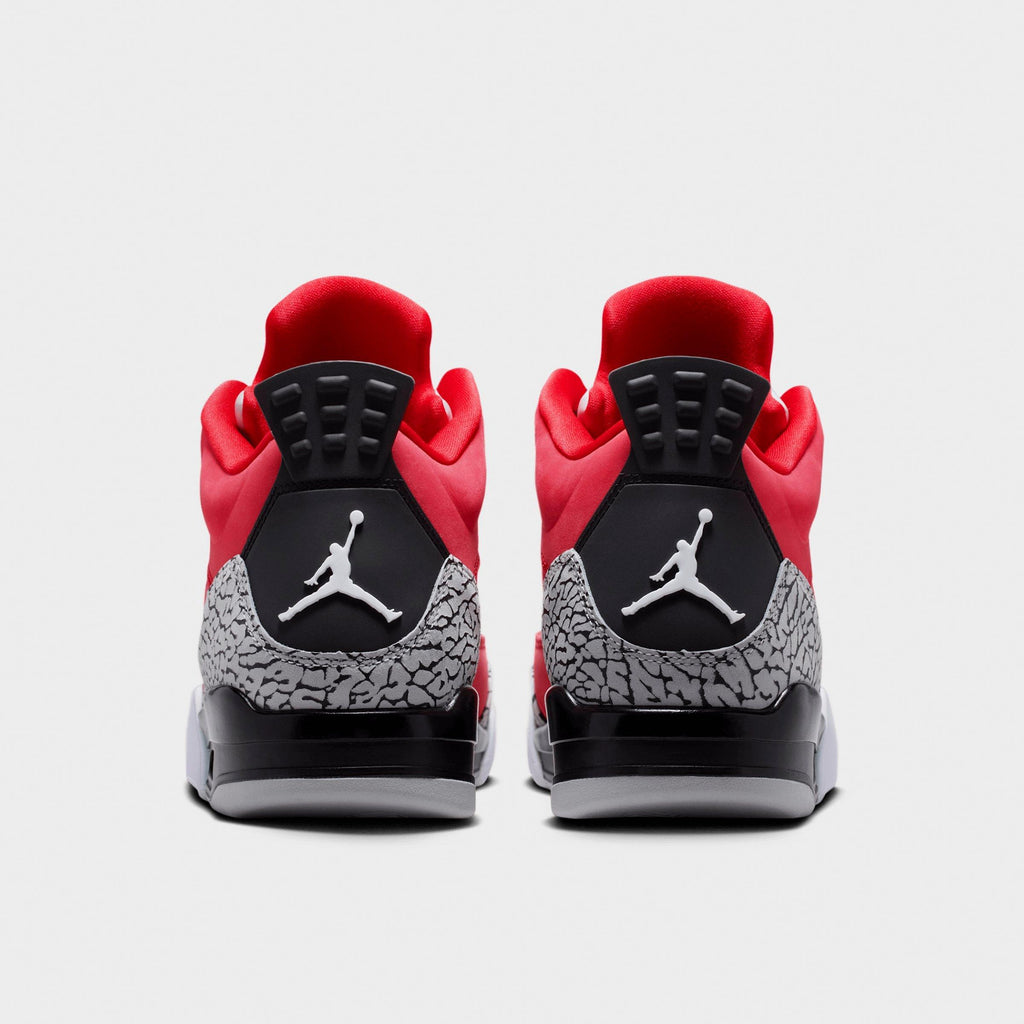 Men's Air Jordan Son of Mars Low Casual Shoes - Fire Red/Grey Mist/White/Black - view 4