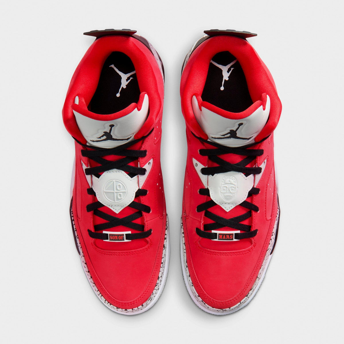 Men's Air Jordan Son of Mars Low Casual Shoes - Fire Red/Grey Mist/White/Black - view 5