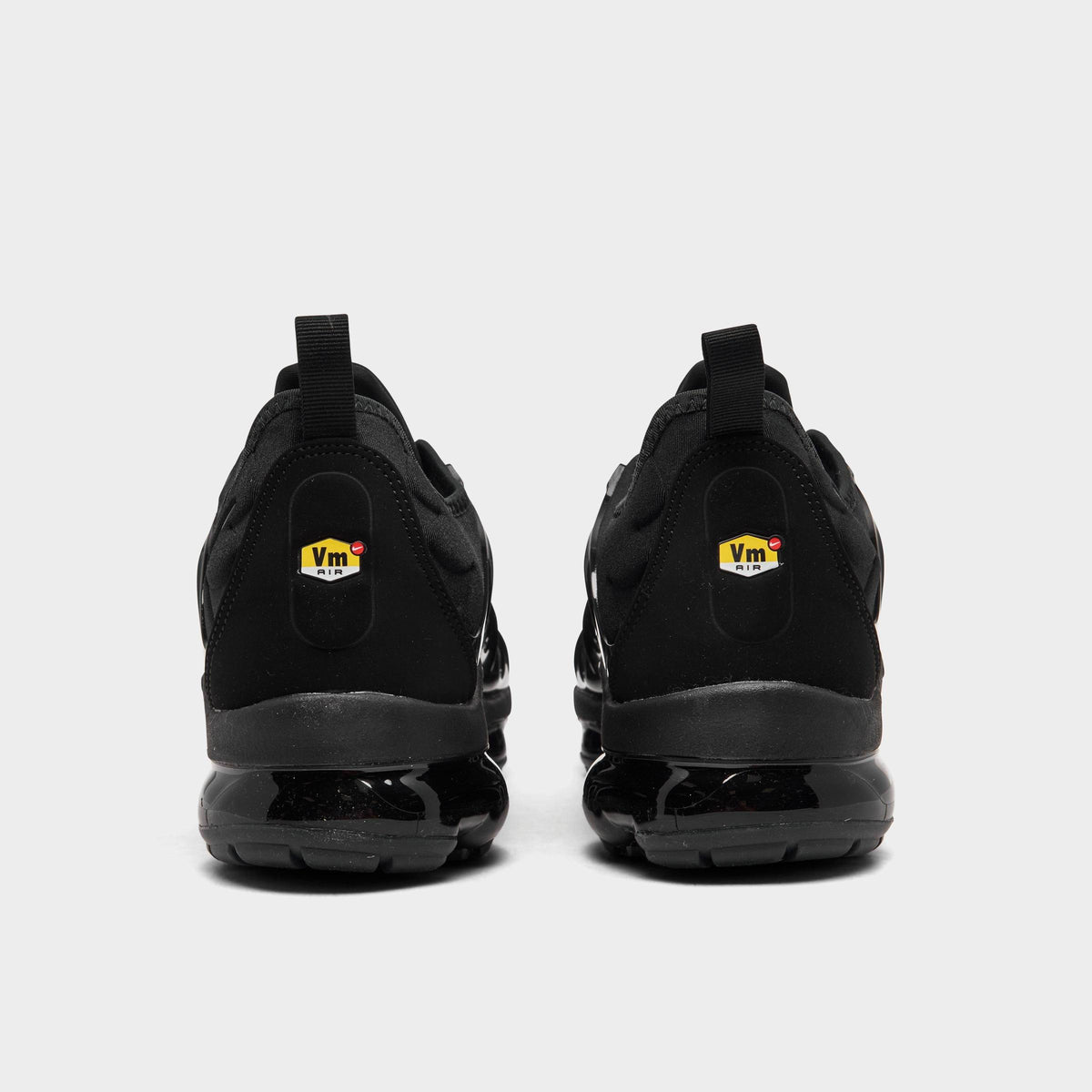 Men's Nike Air VaporMax Plus Running Shoes - Black/Black/Dark Grey - view 4