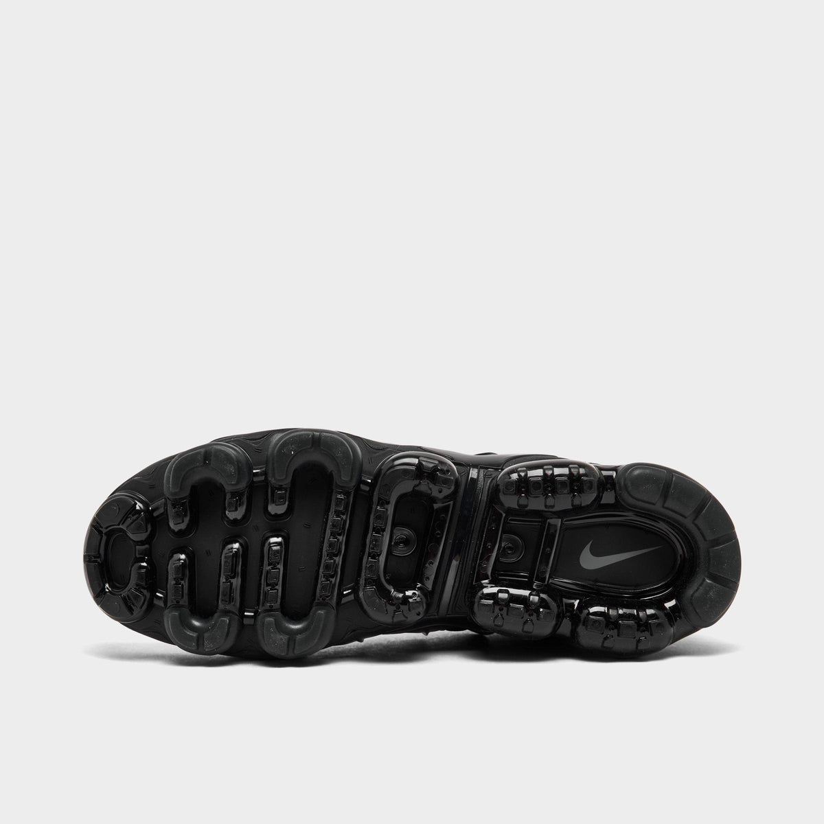 Men's Nike Air VaporMax Plus Running Shoes - Black/Black/Dark Grey - view 6