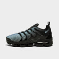 Men's Nike Air VaporMax Plus Running Shoes - Black/Aluminum