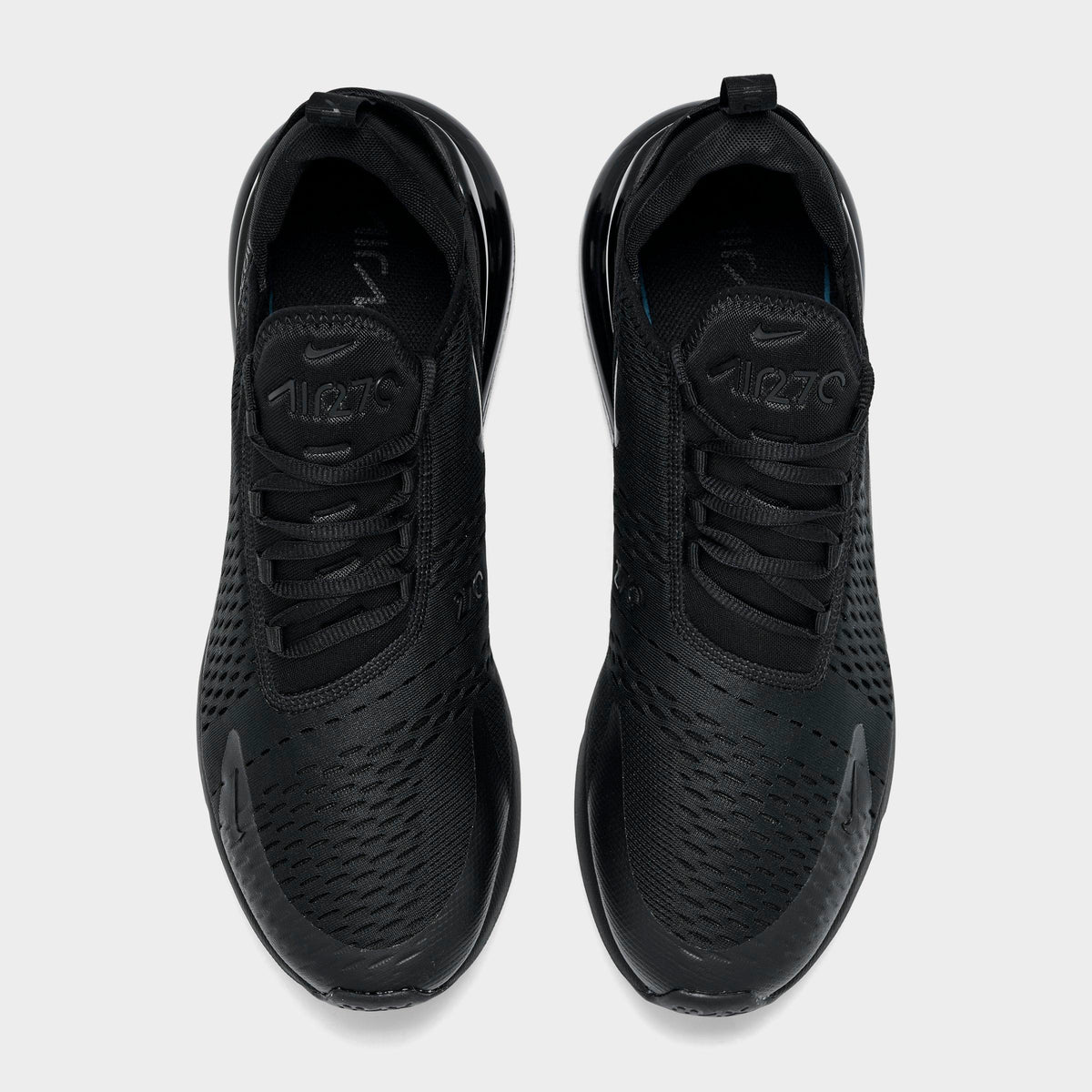 Men's Nike Air Max 270 Casual Shoes - Black/Black/Black - view 5