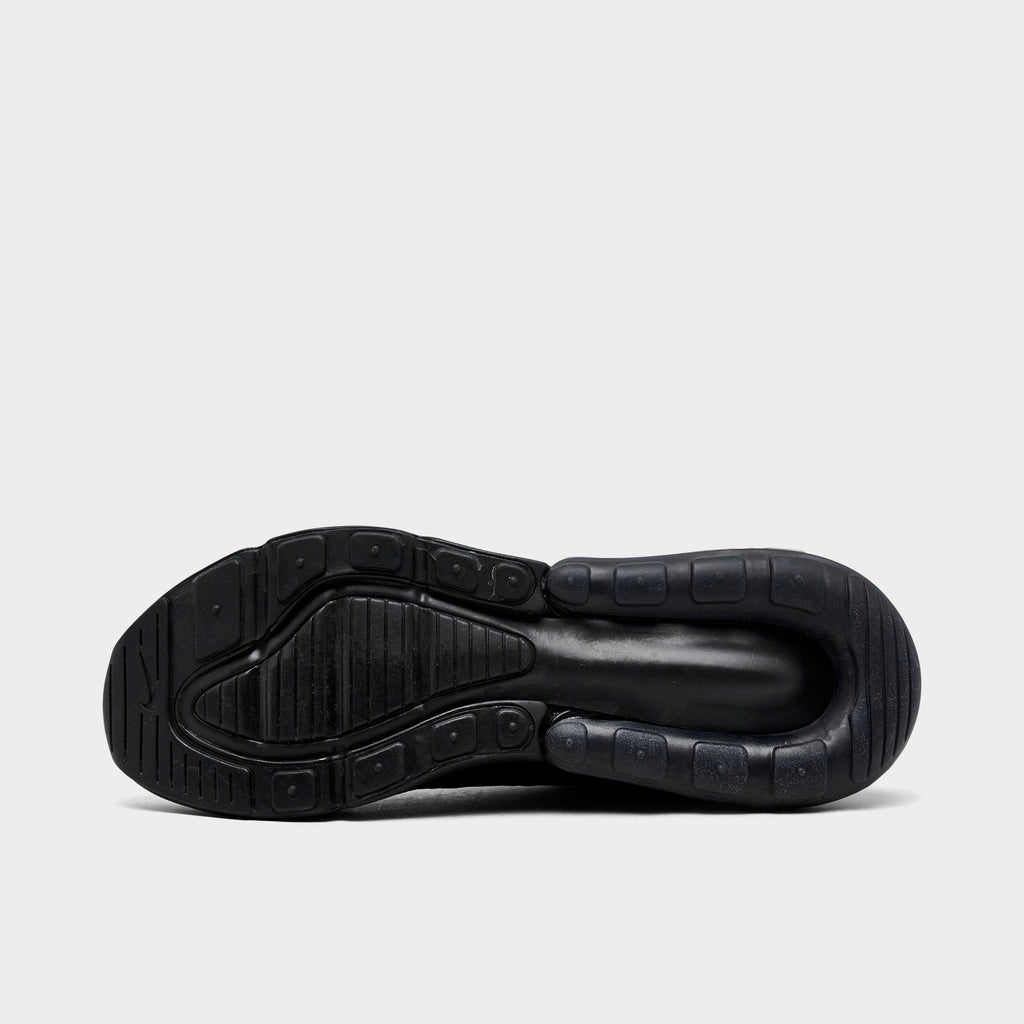 Men's Nike Air Max 270 Casual Shoes - Black/Black/Black - view 6