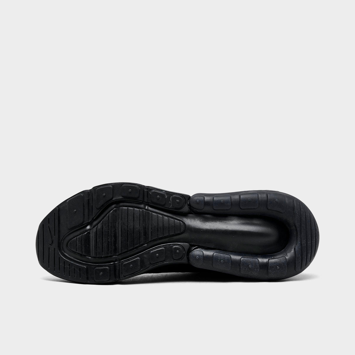 Men's Nike Air Max 270 Casual Shoes - Black/Black/Black - view 6