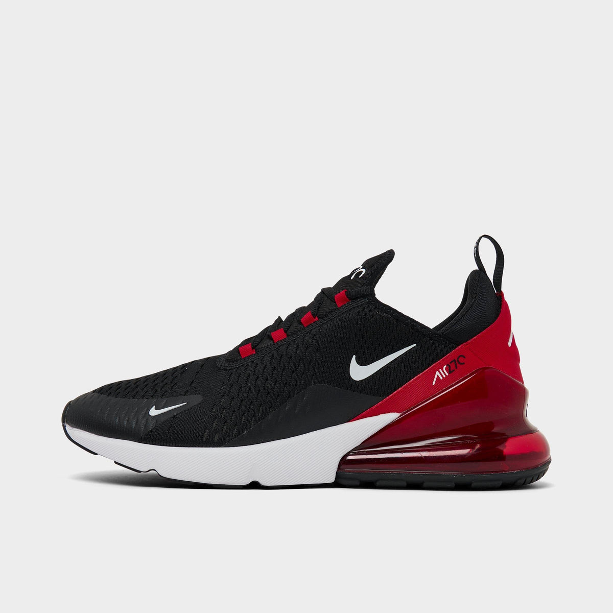 Men's Nike Air Max 270 Casual Shoes - Black/University Red/Anthracite/White