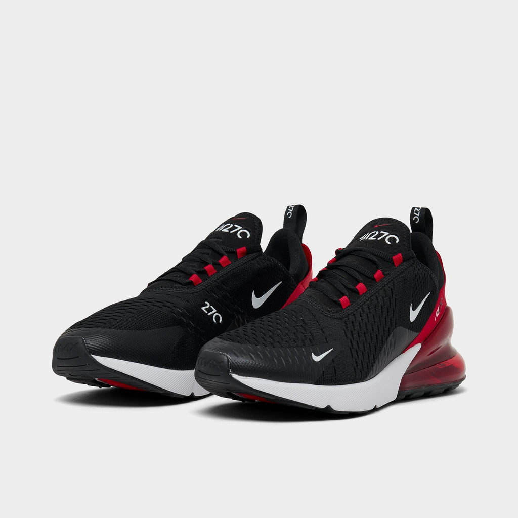 Men's Nike Air Max 270 Casual Shoes - Black/University Red/Anthracite/White - view 2