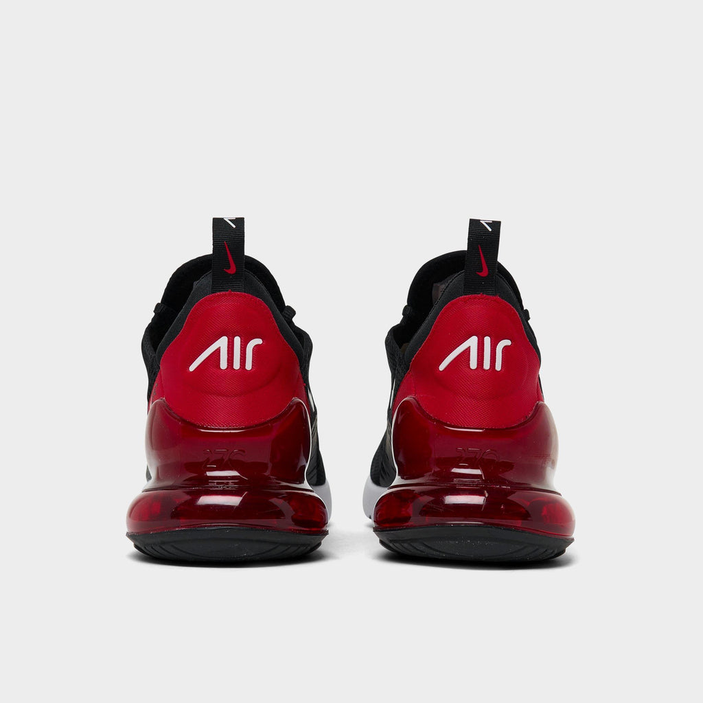 Men's Nike Air Max 270 Casual Shoes - Black/University Red/Anthracite/White - view 4