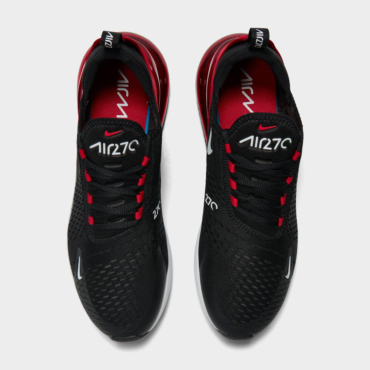 Men's Nike Air Max 270 Casual Shoes - Black/University Red/Anthracite/White - view 5