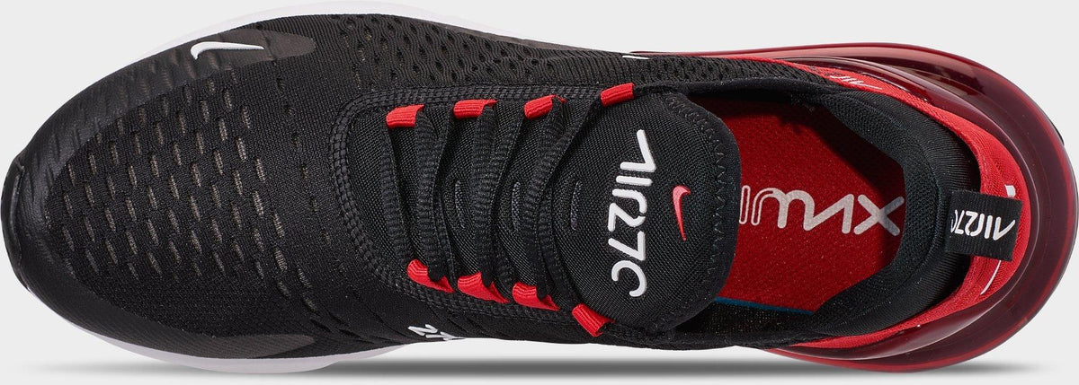 Men's Nike Air Max 270 Casual Shoes - Black/University Red/Anthracite/White - view 7