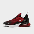 Men's Nike Air Max 270 Casual Shoes - Gym Red/White/Black