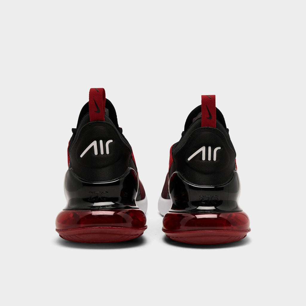 Men's Nike Air Max 270 Casual Shoes - Gym Red/White/Black - view 4