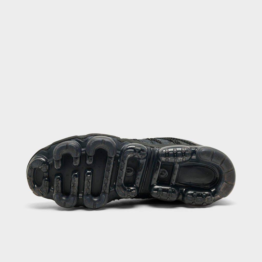 Men's Nike Air VaporMax Run Utility Running Shoes - Black/Reflective Silver/Anthracite/Habanero Red - view 6