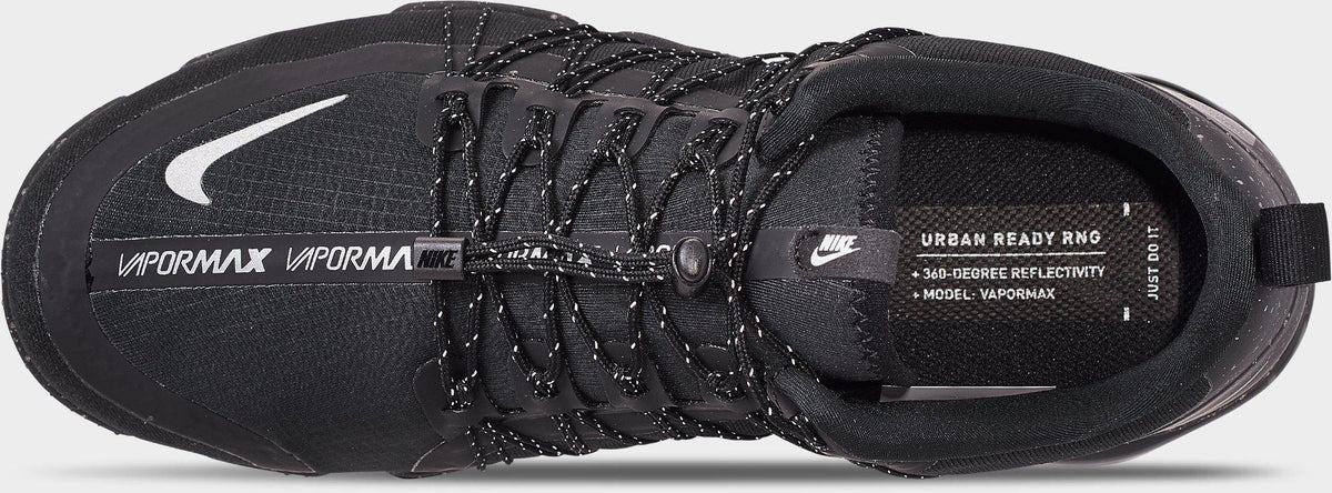 Men's Nike Air VaporMax Run Utility Running Shoes - Black/Reflective Silver/Black/Black - view 7