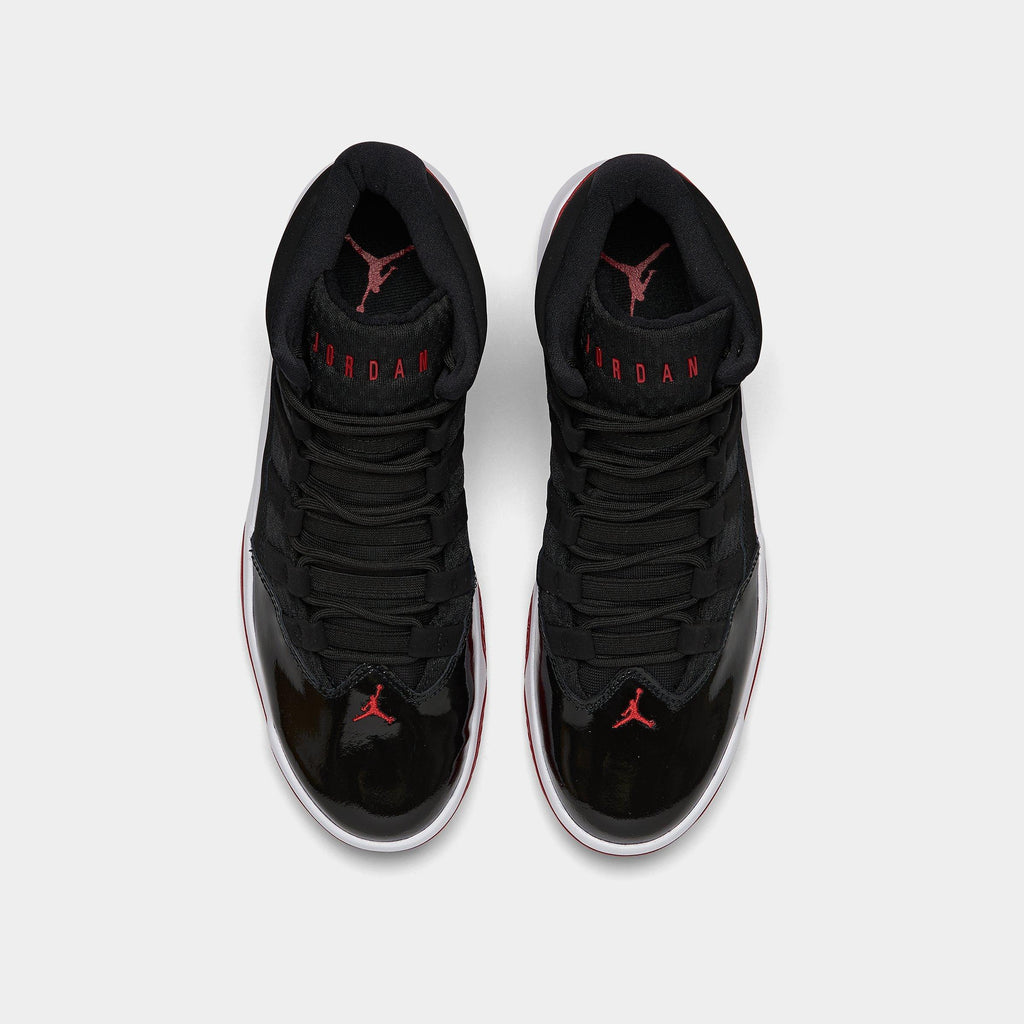 Men's Jordan Max Aura Casual Shoes - Black/Black/Gym Red/White - view 5