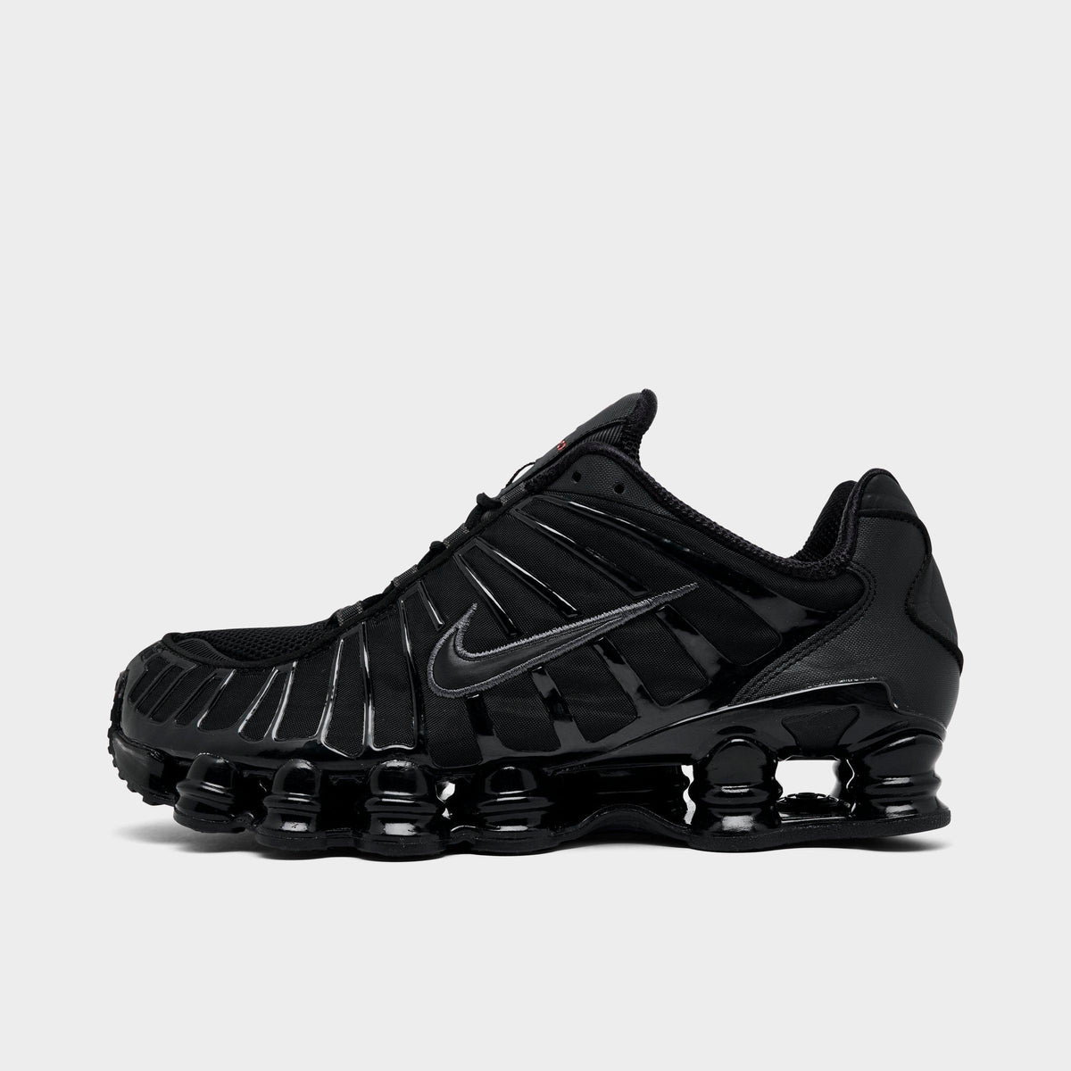 Men's Nike Shox TL Casual Shoes - Black/Metallic Hematite/Max Orange/Black