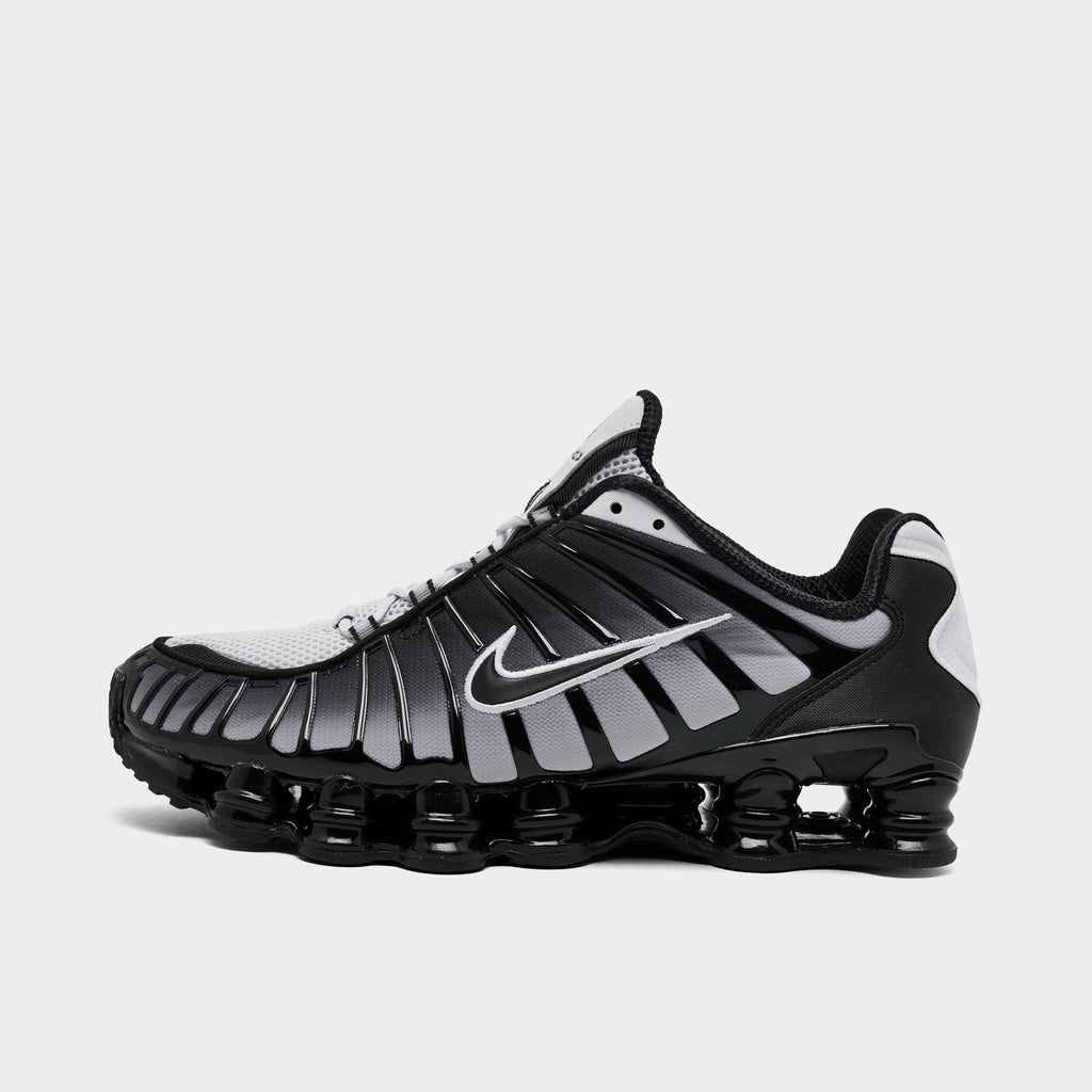 Men's Nike Shox TL Casual Shoes - Black/Pure Platinum/White