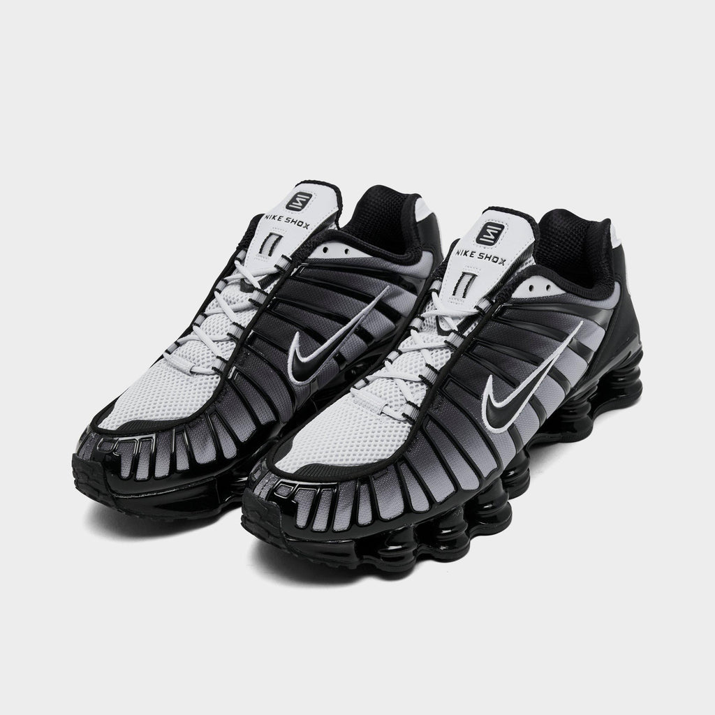 Men's Nike Shox TL Casual Shoes - Black/Pure Platinum/White - view 2