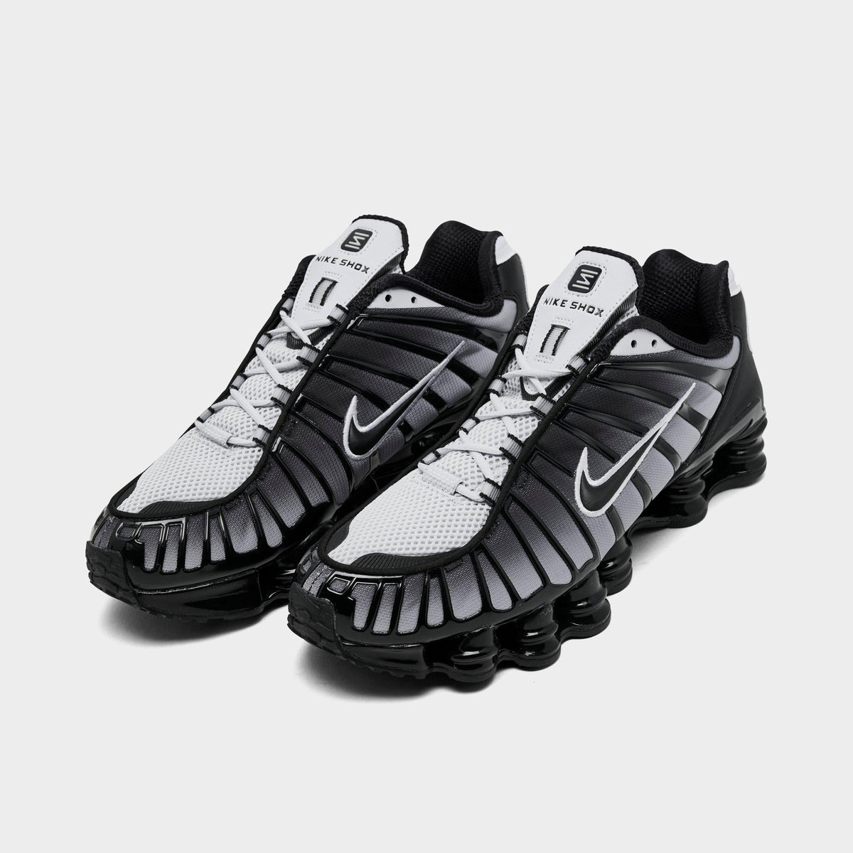 Men's Nike Shox TL Casual Shoes - Black/Pure Platinum/White - view 2