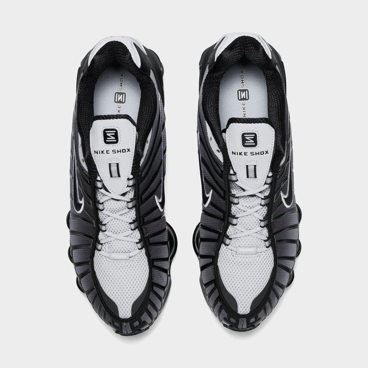 Men's Nike Shox TL Casual Shoes - Black/Pure Platinum/White - view 5