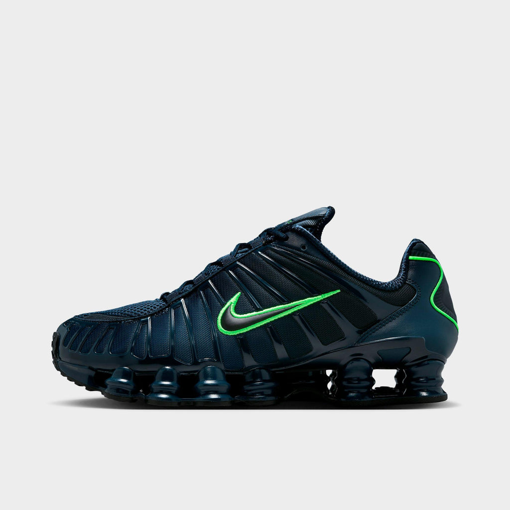 Men's Nike Shox TL Casual Shoes - Thunder Blue/Obsidian/Green Strike/Black